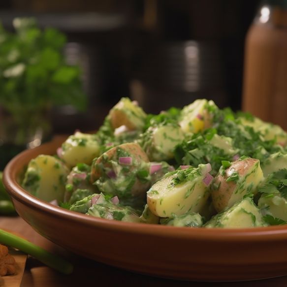 Chilled Potato Salad With Cilantro-Lime Dressing