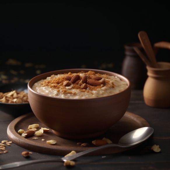 Cinnamon Peanut Porridge with Oats