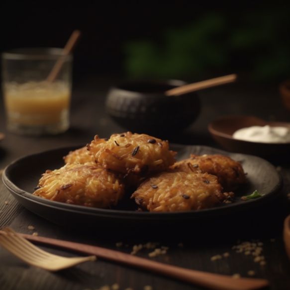 Coconut And Jaggery Rice Fritters