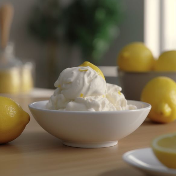 Creamy Lemon Frozen Yogurt