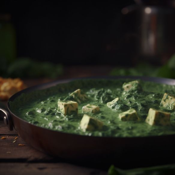 Creamy Spinach And Paneer Delight
