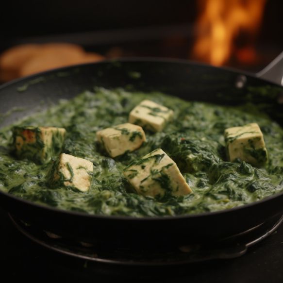 Creamy Spinach and Paneer Delight