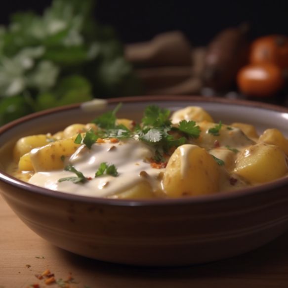 Creamy Yogurt Potato Curry