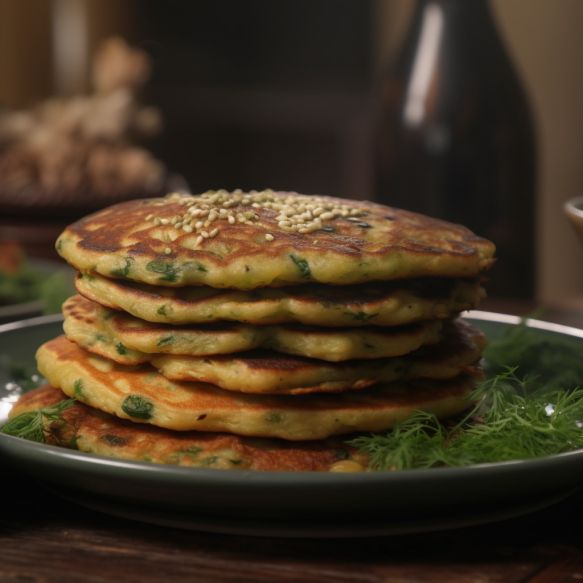 Cucumber and Spice Pancakes