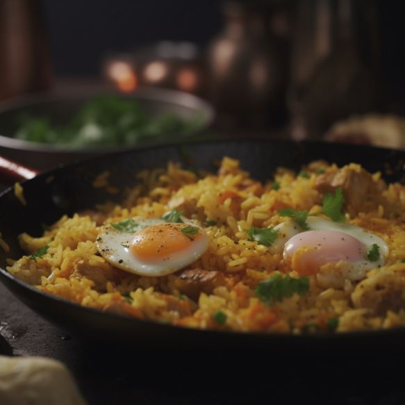 Egg And Bread Stir-Fried Rice
