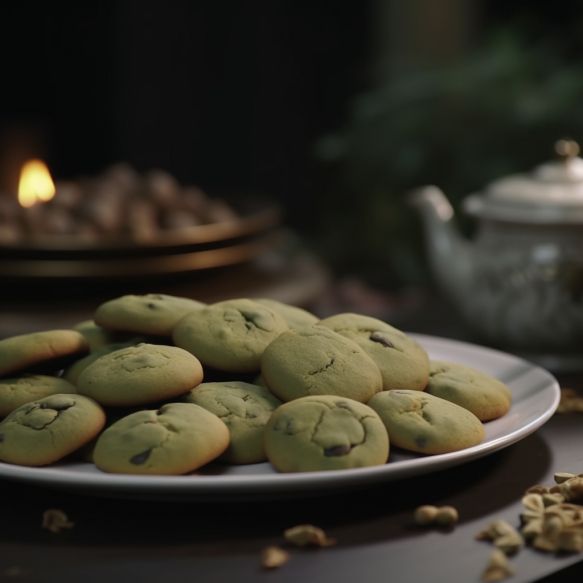 Green Tea Butter Cookies