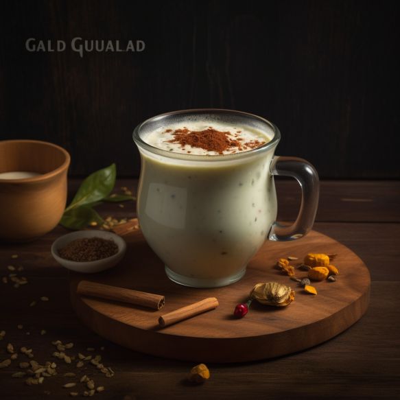 Gulkand-Infused Tea Latte