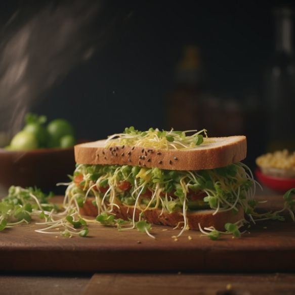 Healthy Sprouts Veggie Sandwich