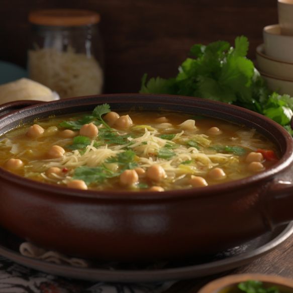 Hearty Cabbage and Chickpea Soup