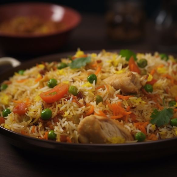 Mixed Vegetable Chicken Pulao