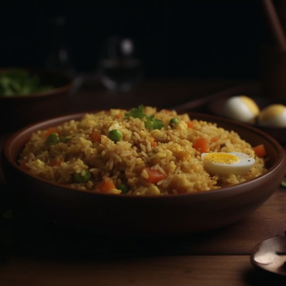 Oats And Vegetable Egg Fried Rice