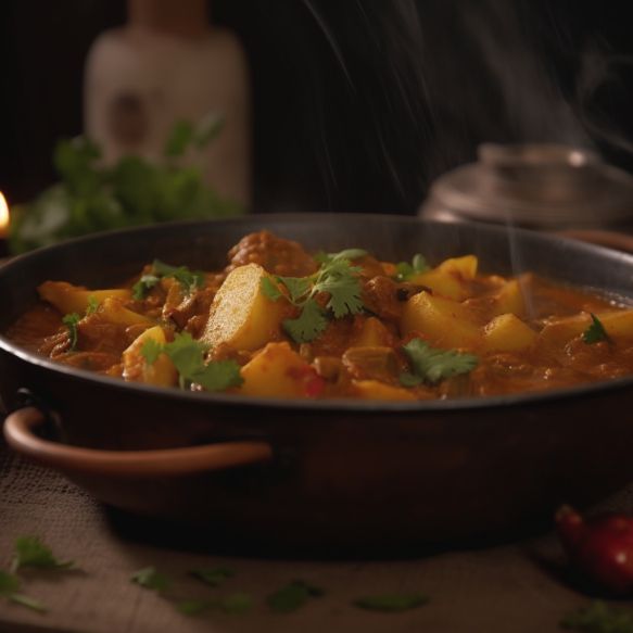Potato And Lotus Stem Curry