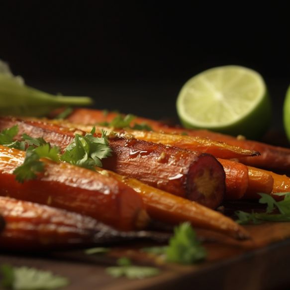 Roasted Carrots With Garlic And Lime