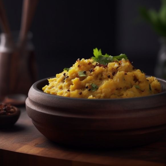 South Indian Style Plantain Mash