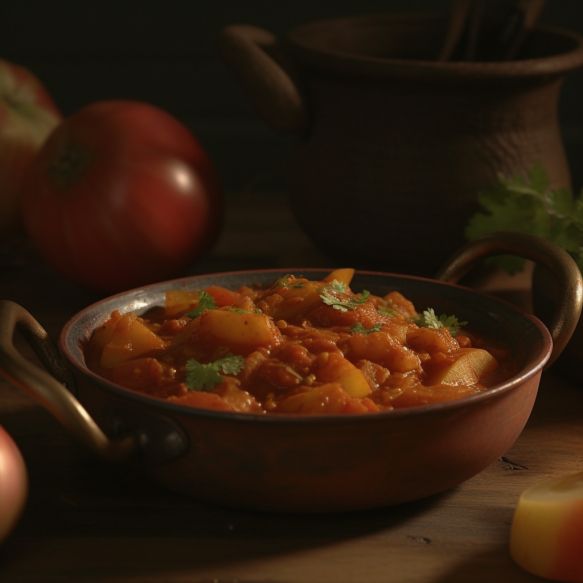 Spiced Apple Tomato Curry