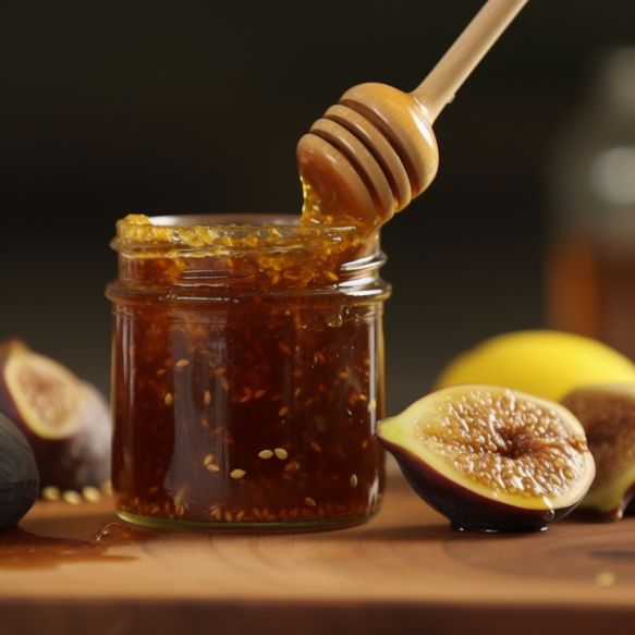 Spiced Fig And Lemon Honey Preserve