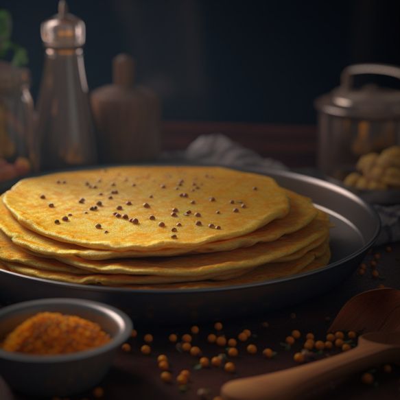 Spiced Moong Dal Chilla