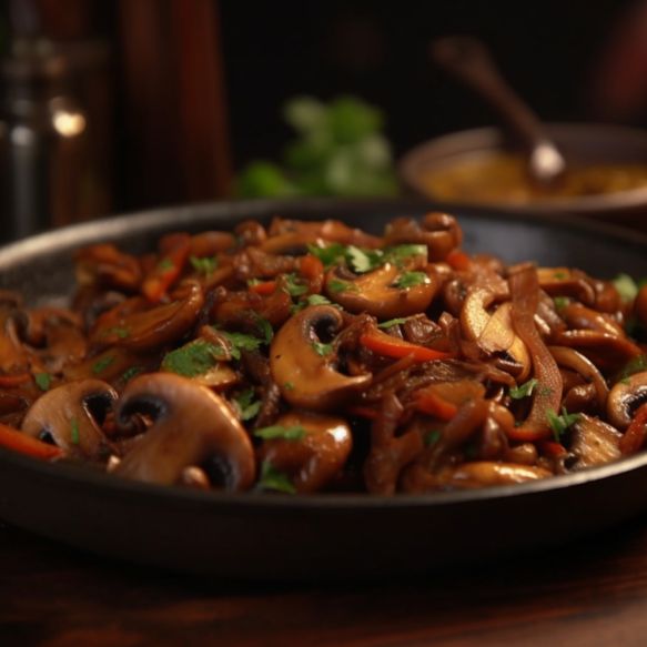 Spiced Mushroom Stir-Fry