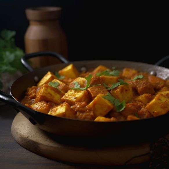 Spiced Paneer & Potato Curry (Bengali Style)