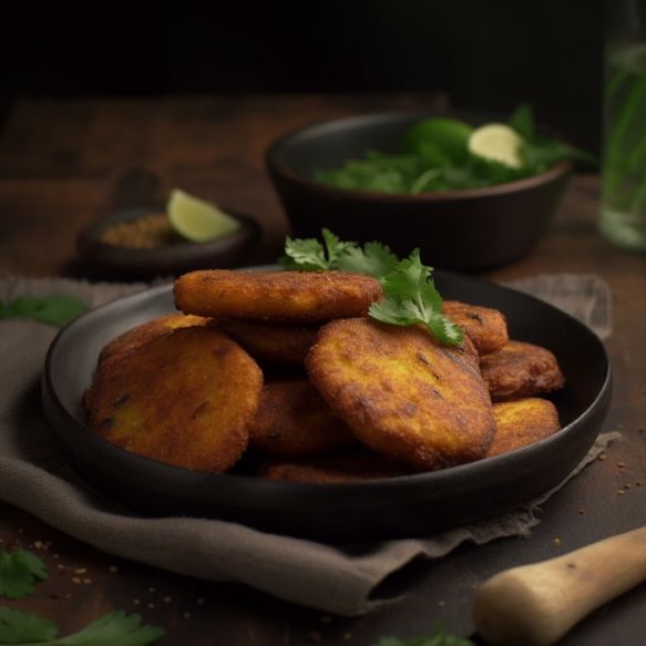 Spiced Plantain Fritters