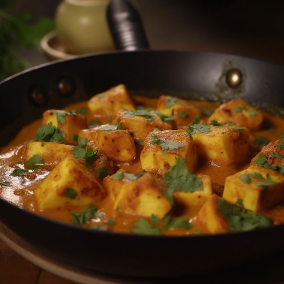 Spiced Potato Paneer Curry