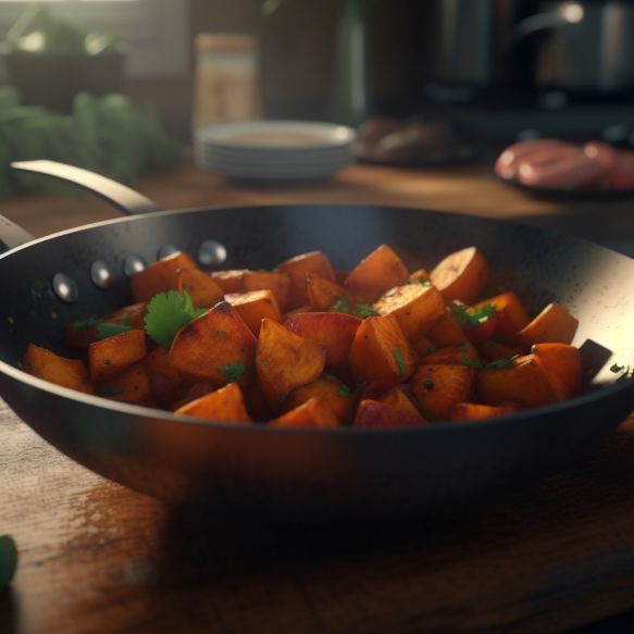 Spiced Sweet Potato Stir-Fry