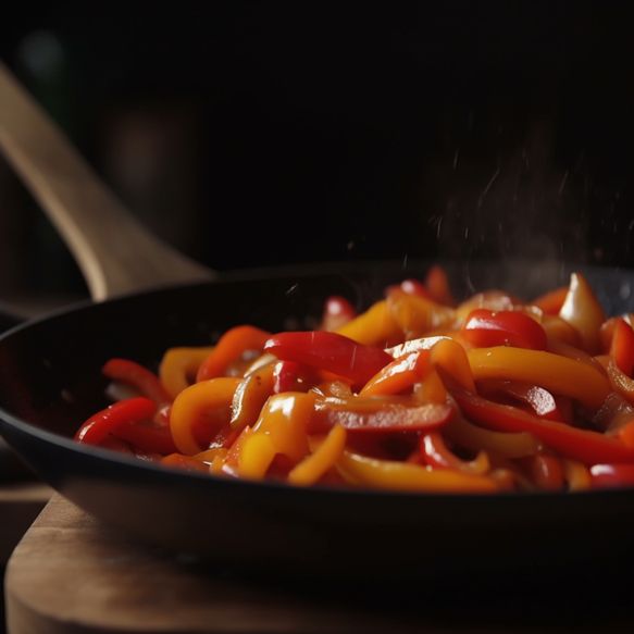 Spicy Bell Pepper Stir-Fry