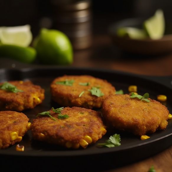 Spicy Corn and Potato Cutlets