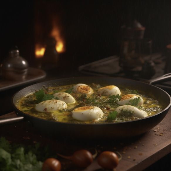 Spicy Green Egg Curry