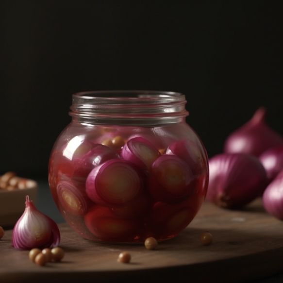 Spicy Masala Pickled Onions
