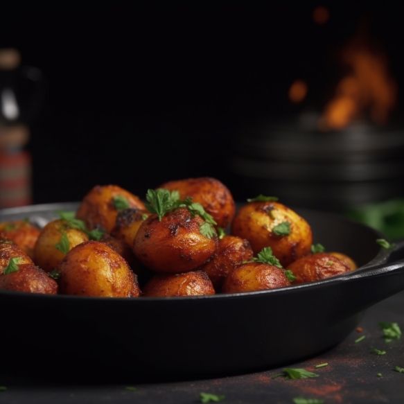 Spicy Tandoori Baby Potatoes