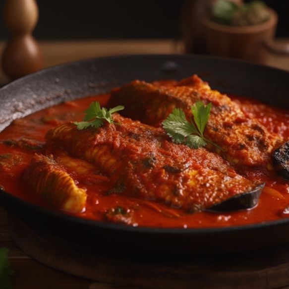 Spicy Tomato Fish Curry