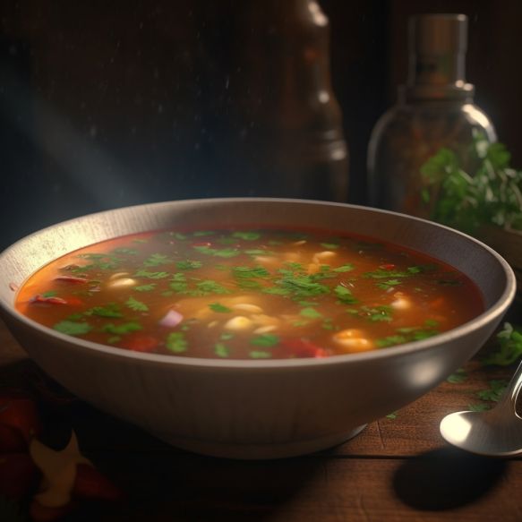 Spicy Vegetable Clear Soup