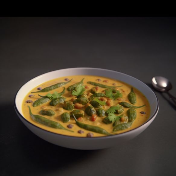 Spicy Yogurt Okra Curry