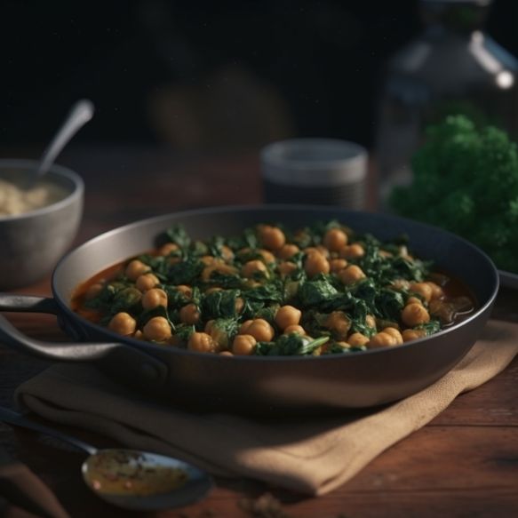 Spinach and Chickpea Masala