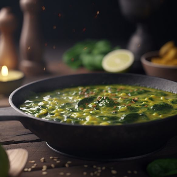 Spinach Moong Dal Curry