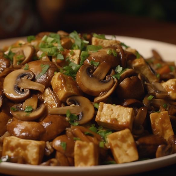 Tofu And Shiitake Mushroom Stir-Fry