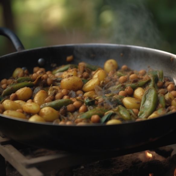 Yard Beans And Potato Stir-Fry