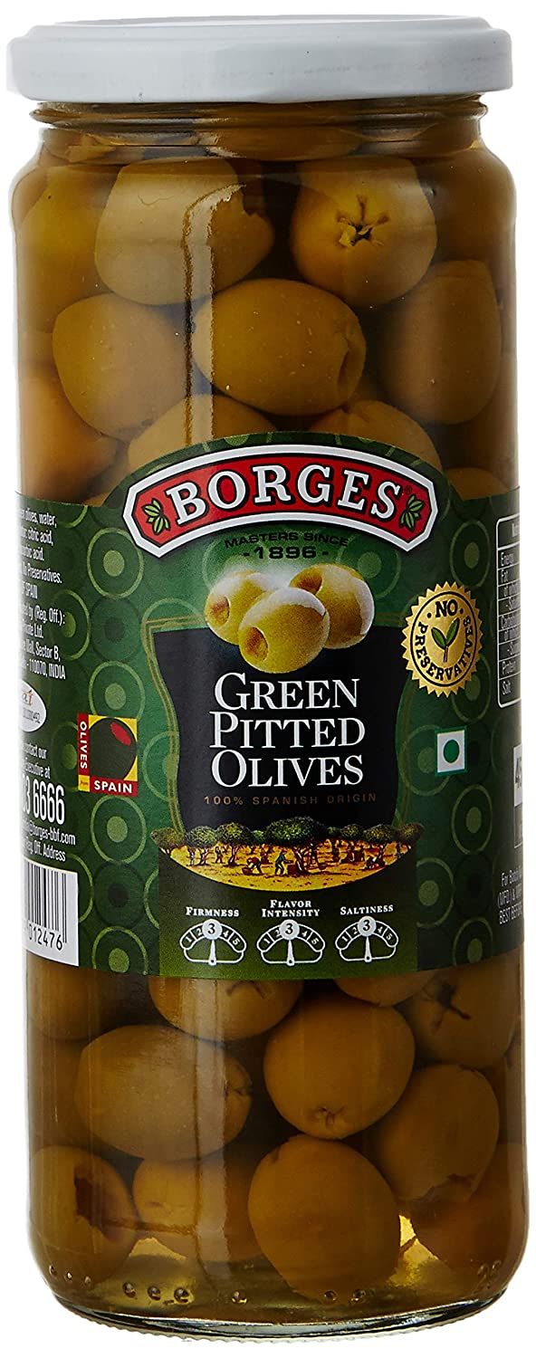 Borges Green Pitted Olives Image