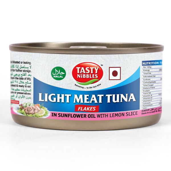 Tasty Nibbles Light Tuna Flakes Lemon Slices Image