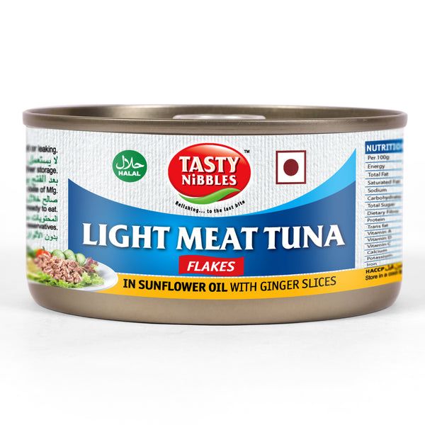Tasty Nibbles Light Meat Tuna Flakes Ginger Slices Image