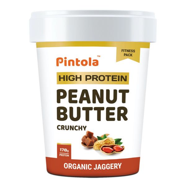 Pintola High Protein Peanut Butter With Jaggery Image