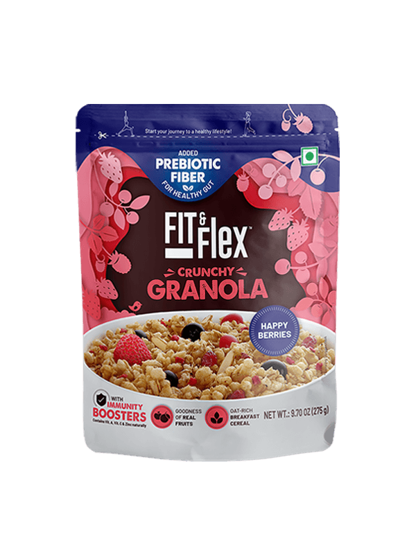 Fit And Flex Crunchy Granola Happy Berries Image