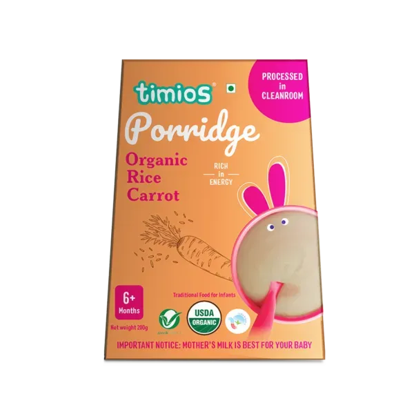 Timios  Organic Rice Carrot Porridge Image