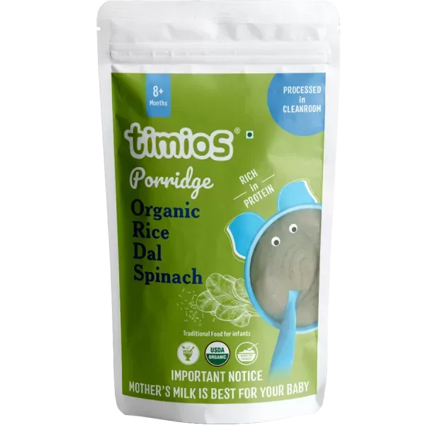 Timios Organic Rice Dal Spinach Porridge Image