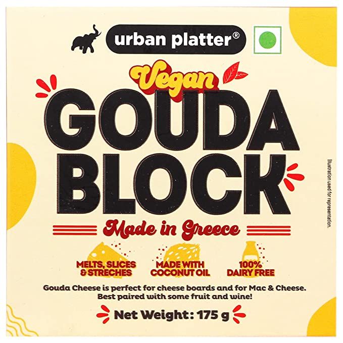 Urban Platter Vegan Gouda Cheese Block Image