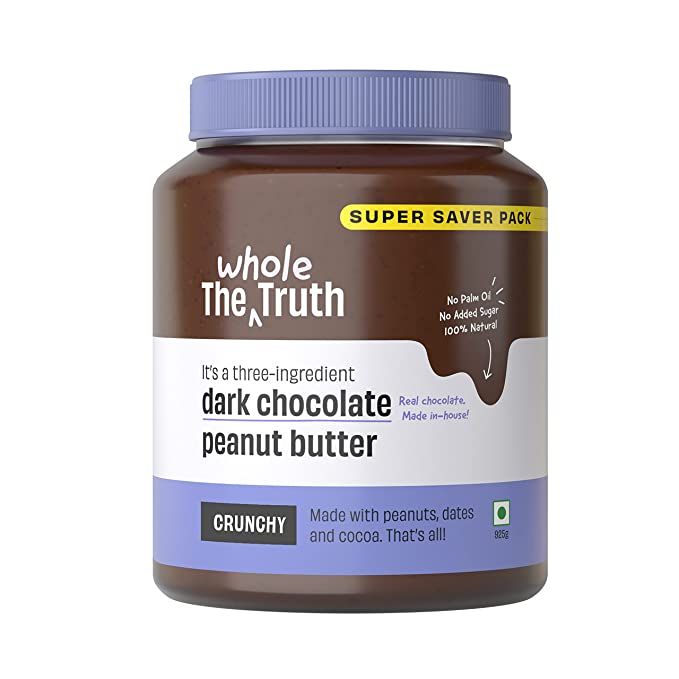 The Whole Truth Dark Chocolate Peanut Butter Crunchy Image