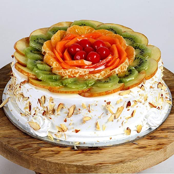 Ferns N Petals Creamy Vanilla Fruit Cake Image