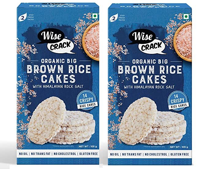 Wise Crack Organic Brown Rice Cakes Image