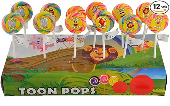 Toonpops Cartoon Lollipops Assorted Fruit Flavoured Image
